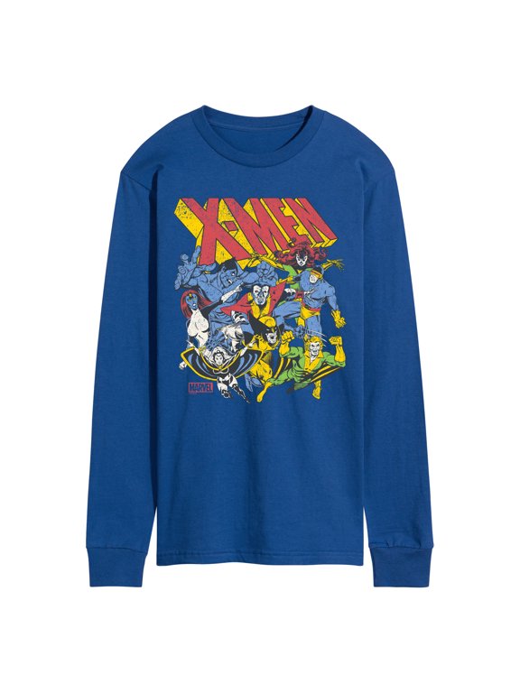- X-Men Group Logo Men's Long Sleeve Graphic T-Shirt