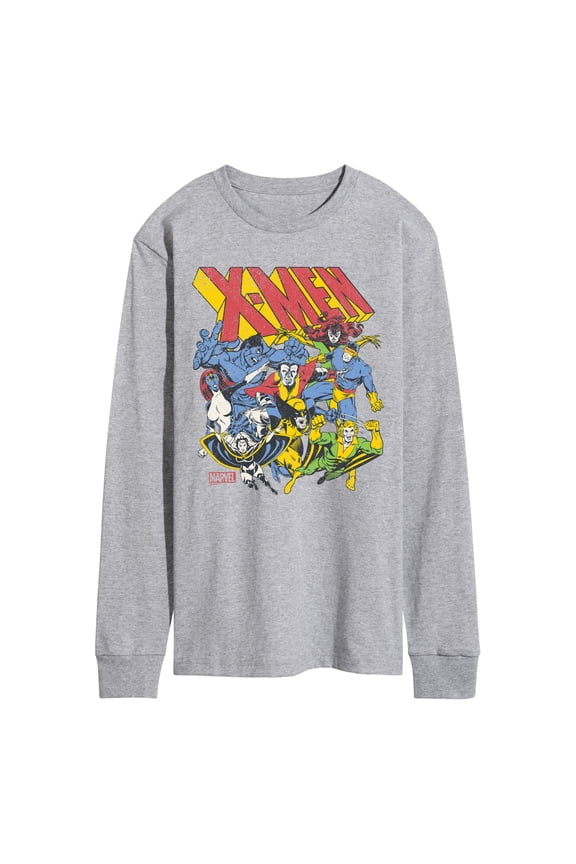 - X-Men Group Logo Long Sleeve Graphic T-Shirt