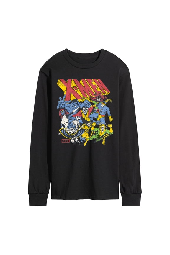 X-Men - Group Logo - Men's Long Sleeve Graphic T-Shirt