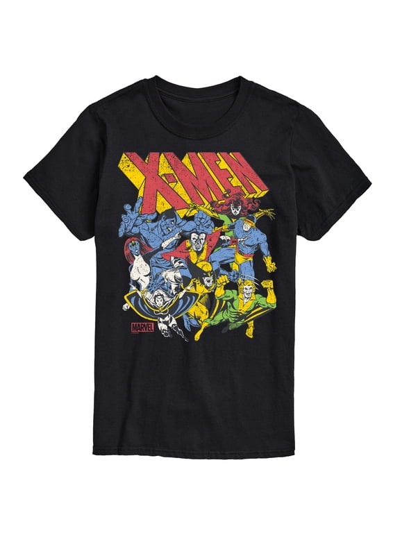 - X-Men Group Logo Men's Short Sleeve Graphic T-Shirt