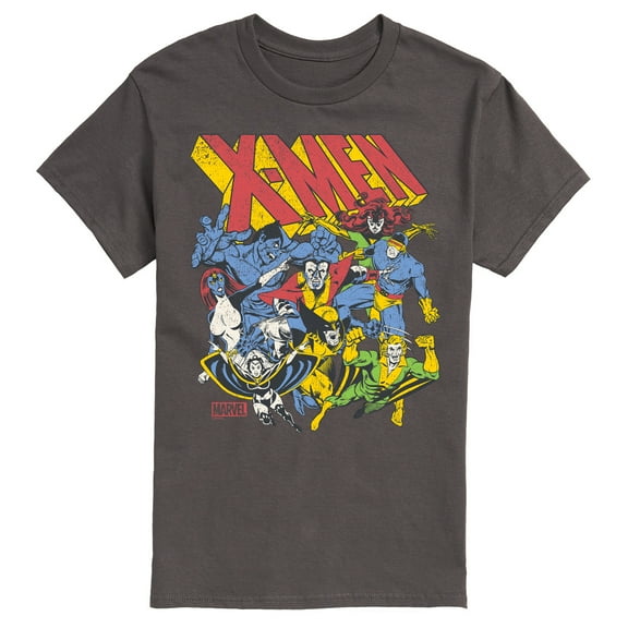 Marvel X-Men - Group Logo - Men's Short Sleeve Graphic T-Shirt