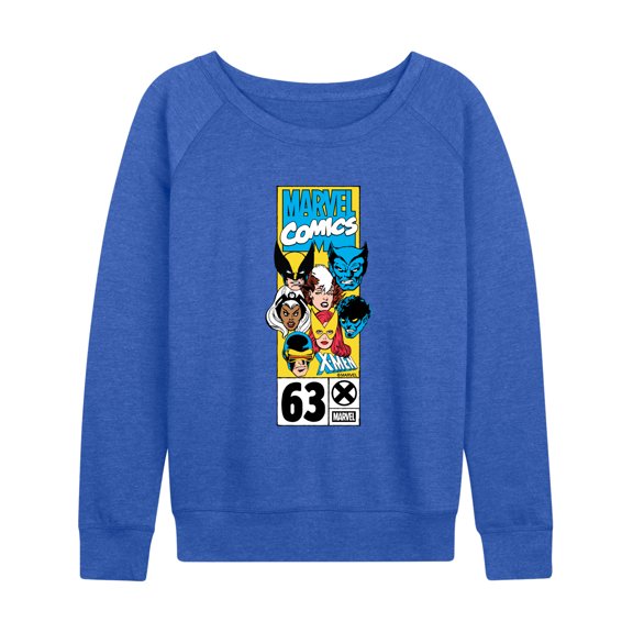 Marvel - X Men Heads - Women's French Terry Long Sleeve Pullover