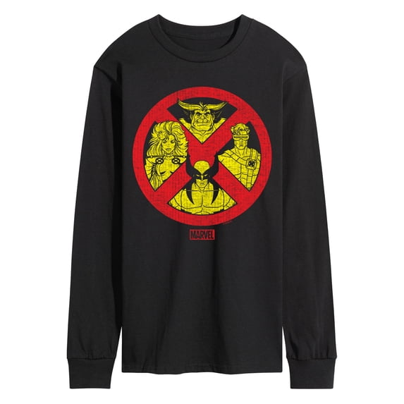 Marvel X-Men - Logo Characters - Men's Long Sleeve Graphic T-Shirt