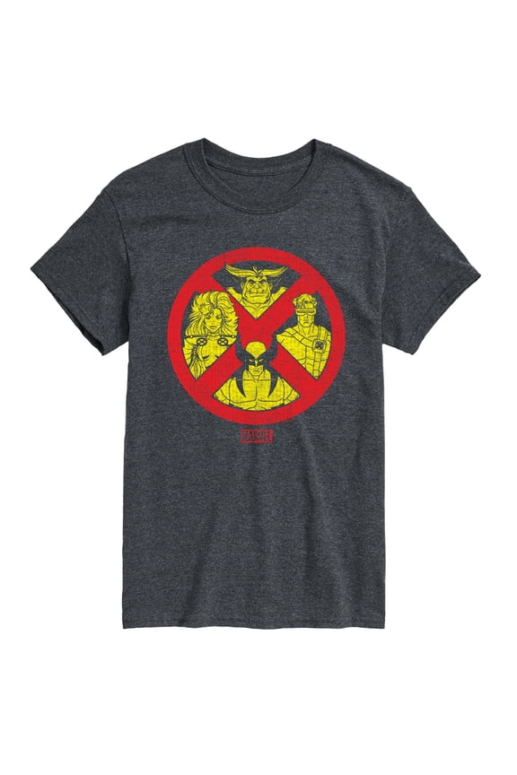 - X-Men Logo Characters Short Sleeve Graphic T-Shirt