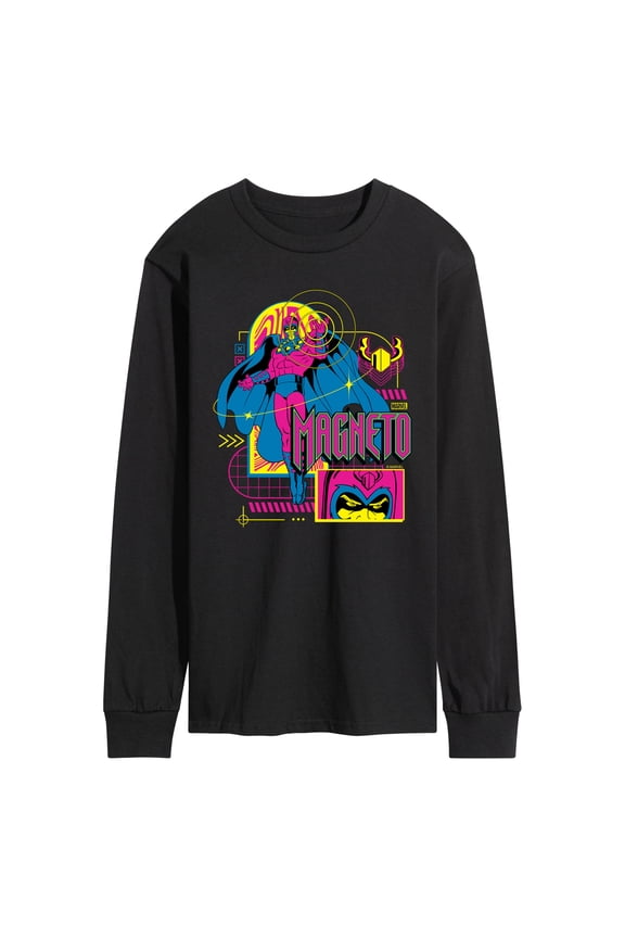 X-Men - Magneto Vaporwave - Men's Long Sleeve Graphic T-Shirt
