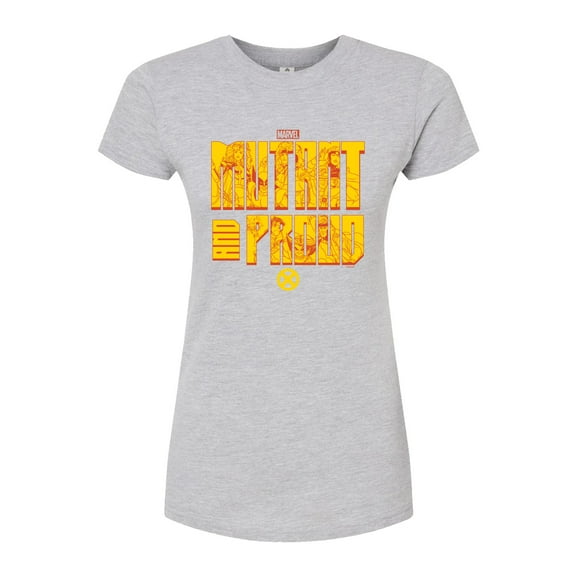 Marvel X-Men - Mutant And Proud - Juniors Fitted Graphic T-Shirt