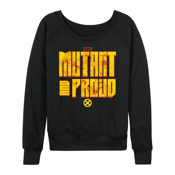 Marvel X-Men - Mutant And Proud - Women's French Terry Pullover Sweatshirt