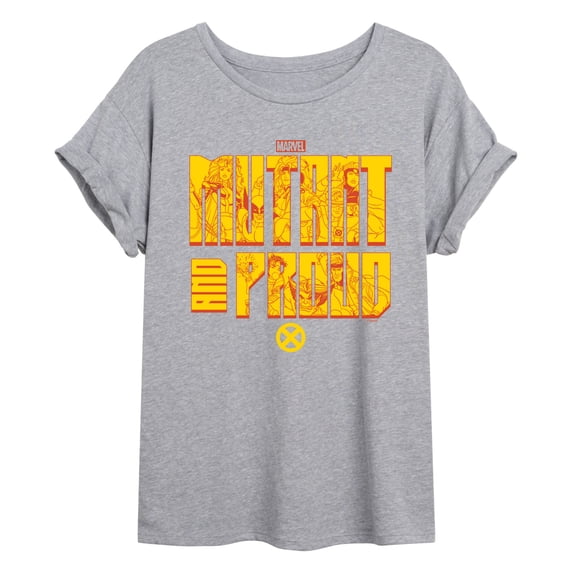 Marvel X-Men - Mutant And Proud - Women's Oversized Graphic T-Shirt
