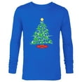 thumbnail image 1 of Marvel X-Men Mutant Christmas Tree - Long Sleeve T-Shirt for Men – Customized-Royal, 1 of 5