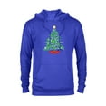 thumbnail image 1 of Marvel X-Men Mutant Christmas Tree - Pullover Hoodie for Adults – Customized-Royal Heather, 1 of 5