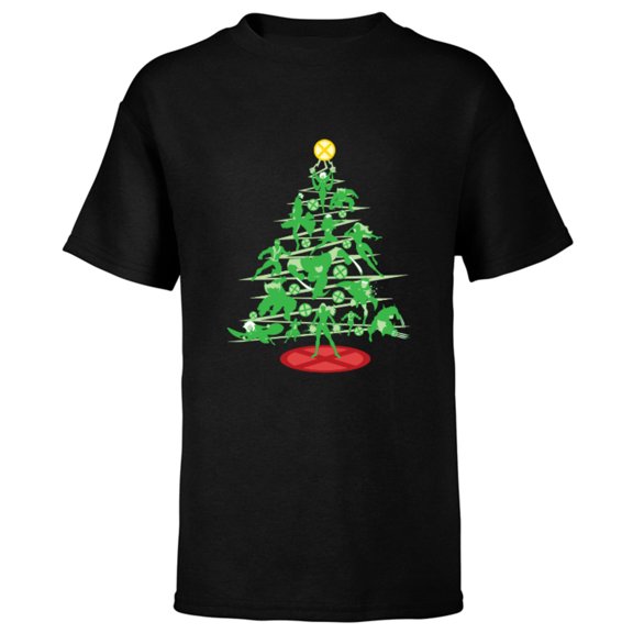 Marvel X-Men Mutant Christmas Tree - Short Sleeve T-Shirt for Kids – Customized-Black