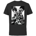 thumbnail image 1 of Marvel X-Men Mutant Super Heroes Black and White - Short Sleeve Cotton T-Shirt for Adults - Customized-Black, 1 of 5