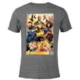thumbnail image 1 of Marvel X-Men Mutant Super Heroes Trading Card - Short Sleeve Blended T-Shirt for Adults – Customized-Dark Heather, 1 of 5
