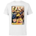 thumbnail image 1 of Marvel X-Men Mutant Super Heroes Trading Card - Short Sleeve Cotton T-Shirt for Adults - Customized-White, 1 of 5