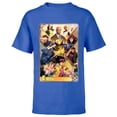 thumbnail image 1 of Marvel X-Men Mutant Super Heroes Trading Card - Short Sleeve T-Shirt for Kids – Customized-Royal, 1 of 5