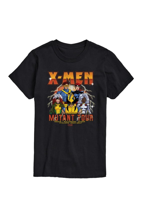 X-Men - Mutant Tour Band - Men's Short Sleeve Graphic T-Shirt