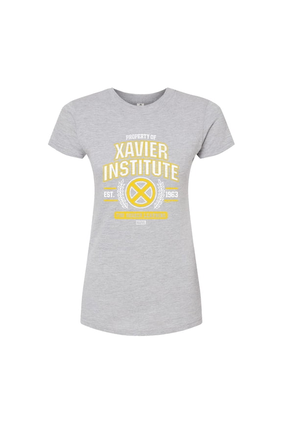 X-Men - Property Of Xavier Institute - Juniors Fitted Graphic T-Shirt