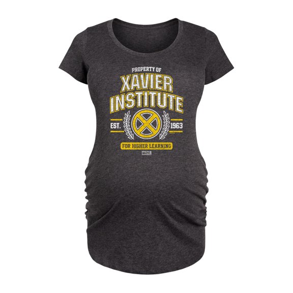 Marvel X-Men - Property Of Xavier Institute - Maternity Scoop Neck Graphic T-Shirt