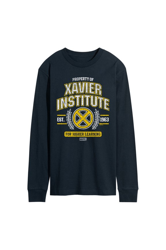 X-Men - Property Of Xavier Institute - Men's Long Sleeve Graphic T-Shirt