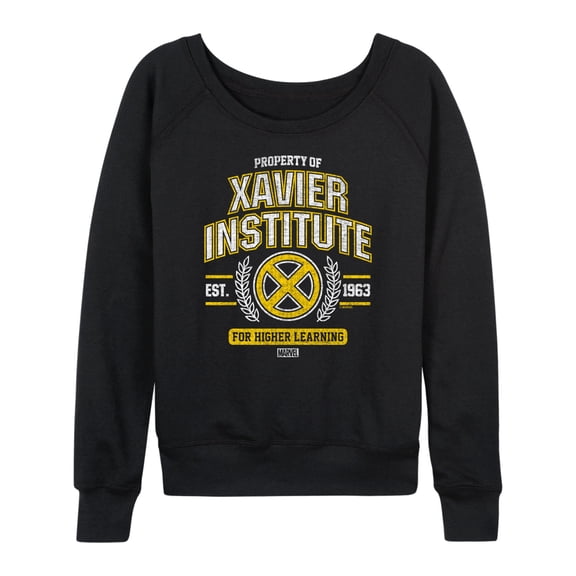 Marvel X-Men - Property Of Xavier Institute - Women's French Terry Pullover Sweatshirt