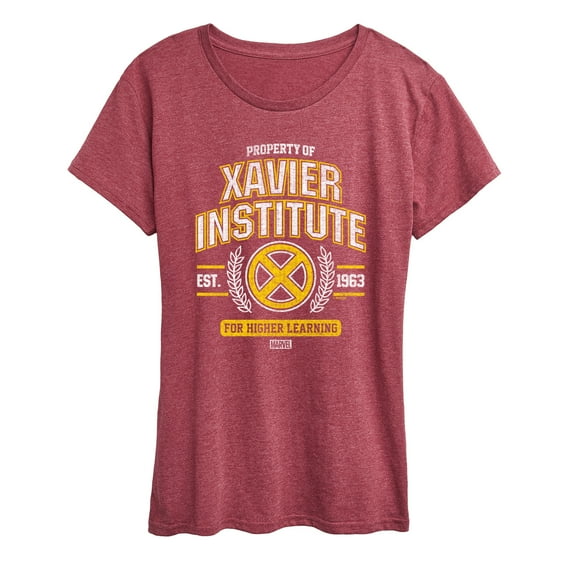 Marvel X-Men - Property Of Xavier Institute - Women's Short Sleeve Graphic T-Shirt