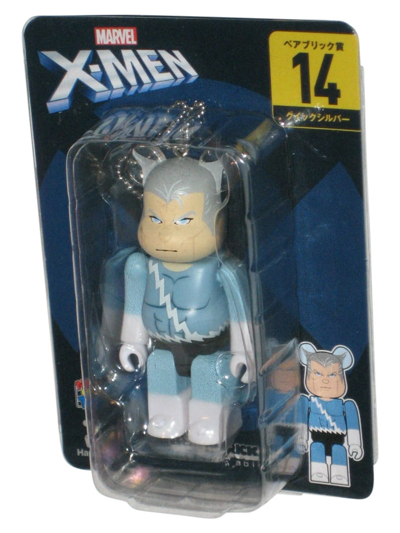 Marvel X-Men Quicksilver Medicom Toys Bearbrick Figure Keychain