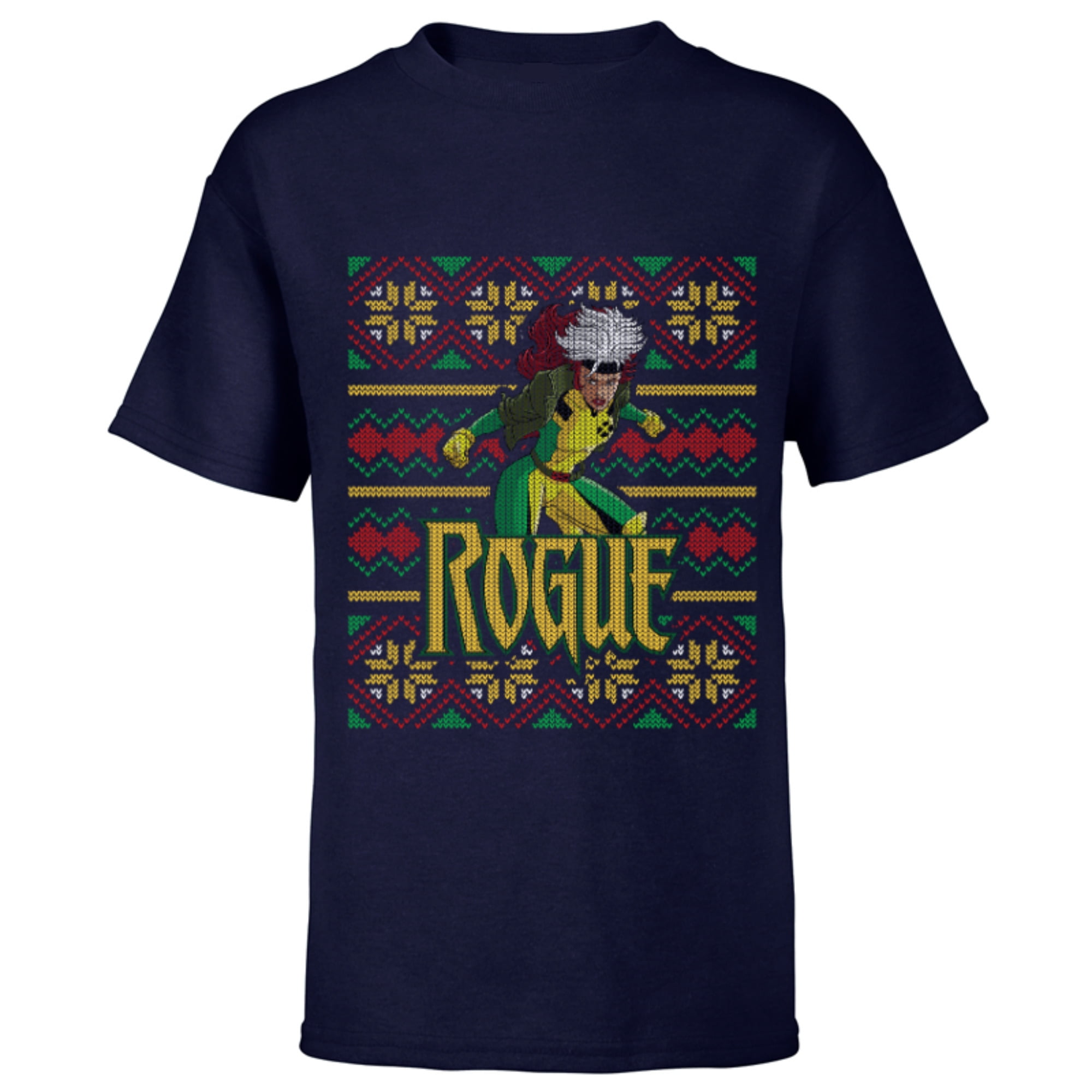 Marvel X-Men Rogue Holiday Sweater - Short Sleeve T-Shirt for Kids ...