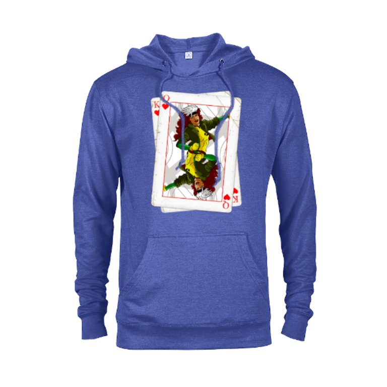 Marvel X-Men Rogue Playing Card 90s - Pullover Hoodie for Adults