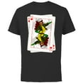 thumbnail image 1 of Marvel X-Men Rogue Playing Card 90s - Short Sleeve Cotton T-Shirt for Adults - Customized-Black, 1 of 5