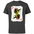 thumbnail image 1 of Marvel X-Men Rogue Playing Card 90s - Short Sleeve Cotton T-Shirt for Adults - Customized-Charcoal, 1 of 5