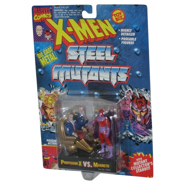 Marvel XMen Steel Mutants (1994) Toy Biz Professor X Vs. Figure Set