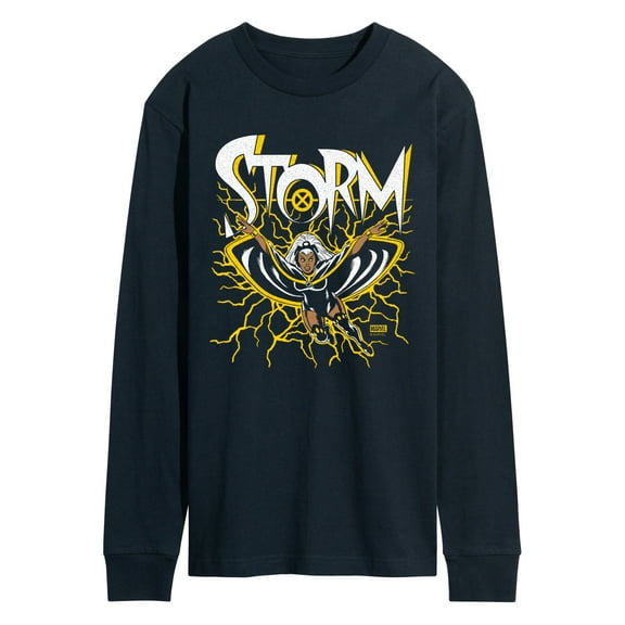 Marvel X-Men - Storm Lightning - Men's Long Sleeve Graphic T-Shirt