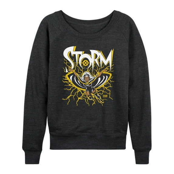 Marvel X-Men - Storm Lightning - Women's French Terry Pullover Sweatshirt