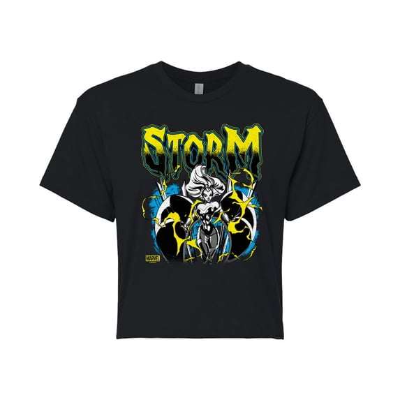 Marvel X-Men - Storm Metal - Juniors Cropped Graphic T-Shirt