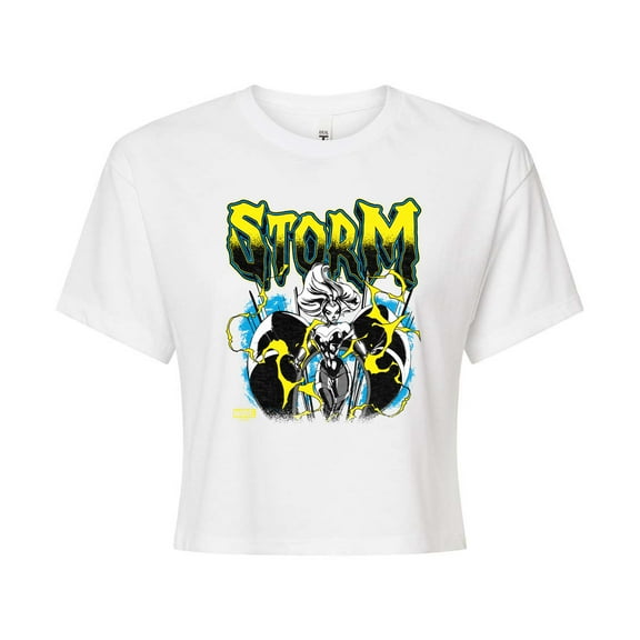 Marvel X-Men - Storm Metal - Juniors Cropped Graphic T-Shirt