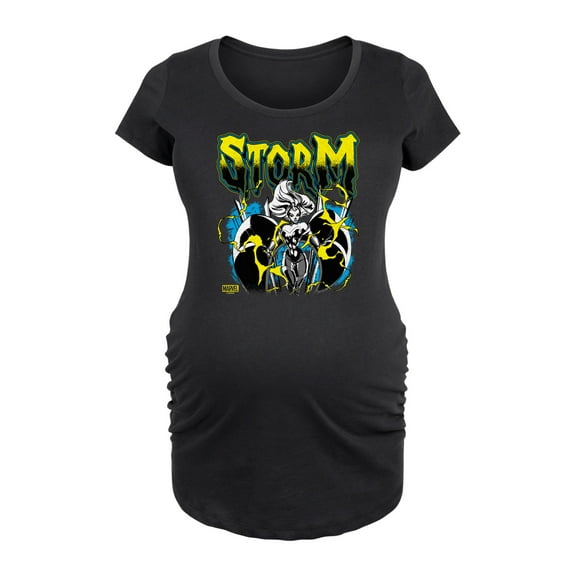 Marvel X-Men - Storm Metal - Maternity Scoop Neck Graphic T-Shirt
