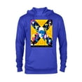 thumbnail image 1 of Marvel X-Men Super Heroes Illustration Mutant and Proud - Pullover Hoodie for Adults – Customized-Royal Heather, 1 of 5