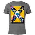 thumbnail image 1 of Marvel X-Men Super Heroes Illustration Mutant and Proud - Short Sleeve Blended T-Shirt for Adults – Customized-Dark Heather, 1 of 5