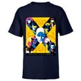 thumbnail image 1 of Marvel X-Men Super Heroes Illustration Mutant and Proud - Short Sleeve T-Shirt for Kids – Customized-Navy, 1 of 5