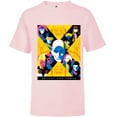 thumbnail image 1 of Marvel X-Men Super Heroes Illustration Mutant and Proud - Short Sleeve T-Shirt for Kids – Customized-Soft Pink, 1 of 5
