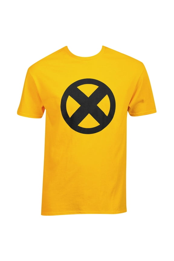 Marvel X-Men Symbol Logo Gold T-Shirt-4XLarge
