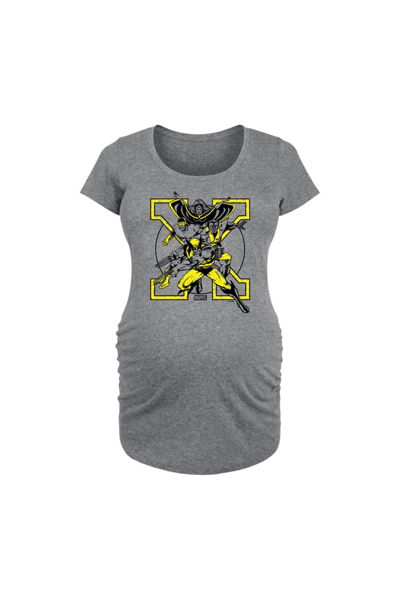 X-Men - Team Sketch - Maternity Scoop Neck Graphic T-Shirt