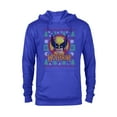 thumbnail image 1 of Marvel X-Men Wolverine Holiday Sweater - Pullover Hoodie for Adults - Customized-Royal, 1 of 5