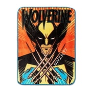 Marvel X-Men Wolverine "Snikt!" Fleece Throw Blanket | 45 x 60 Inches