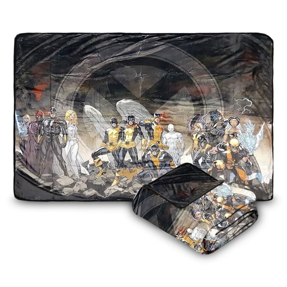 Marvel X-Men X-Force Fleece Softest Throw Blanket| Measures 60 x 45 Inches