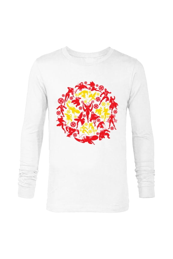 X-Men X Logo Super Heroes - Long Sleeve T-Shirt for Men – Customized-White