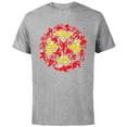 thumbnail image 1 of Marvel X-Men X Logo Super Heroes - Short Sleeve Cotton T-Shirt for Adults - Customized-Athletic Heather, 1 of 5