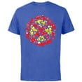 thumbnail image 1 of Marvel X-Men X Logo Super Heroes - Short Sleeve Cotton T-Shirt for Adults - Customized-Royal Heather, 1 of 5