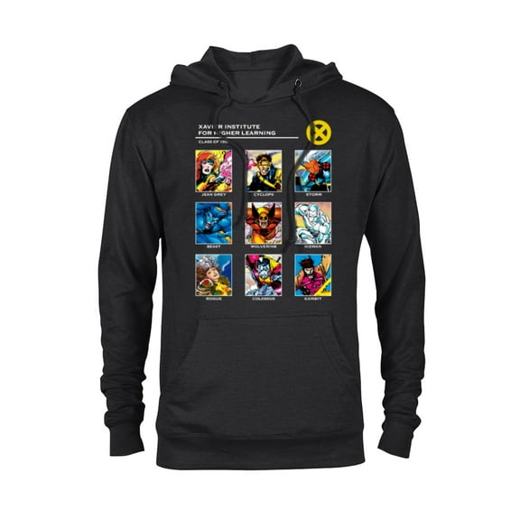 Marvel X-Men Xavier Institute 90s - Pullover Hoodie for Adults - Customized-Black