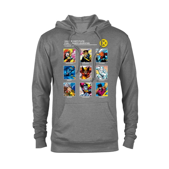 Marvel X-Men Xavier Institute 90s - Pullover Hoodie for Adults - Customized-Graphite Heather